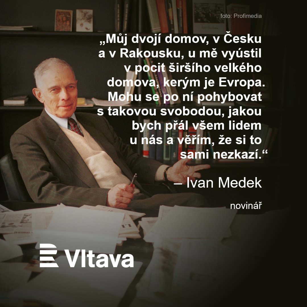 Novinář, muzikolog a prezidentský kancléř Ivan Medek by se dnes dožil 100 let. Jeho hlas, který si generace Čechů pamatují například z reportáží Hlasu Ameriky – nejen v minulosti potlačované rozhlasové stanice –, nyní opět můžete slyšet v Osudech ▶ rozhl.as/OsudyMedek