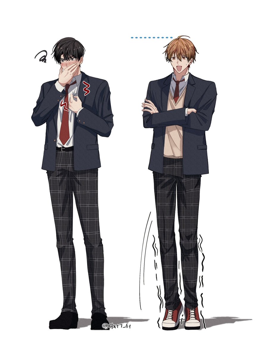 qxt7_ft's tweet image. 成長痛

※創作bl