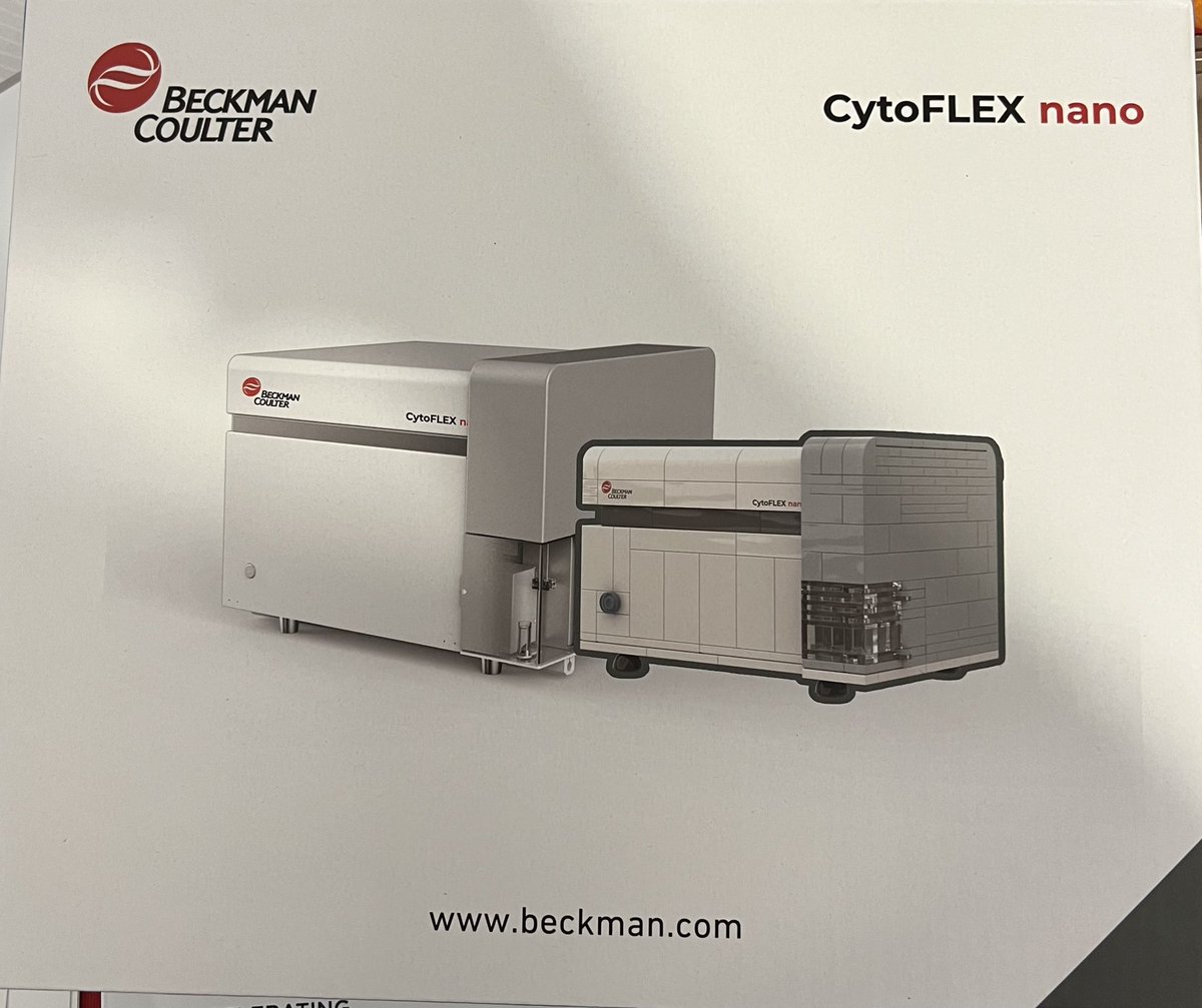 All set up for the UKEV North meeting in Leeds University.

Drop by to find out about the CytoFLEX nano analyser for EVs and nanoparticles.

Say hello and you could also win one!!!*

*Not a real one, but you will be able to build your own model.

#UKEVNorth2025
#cytoflexnano