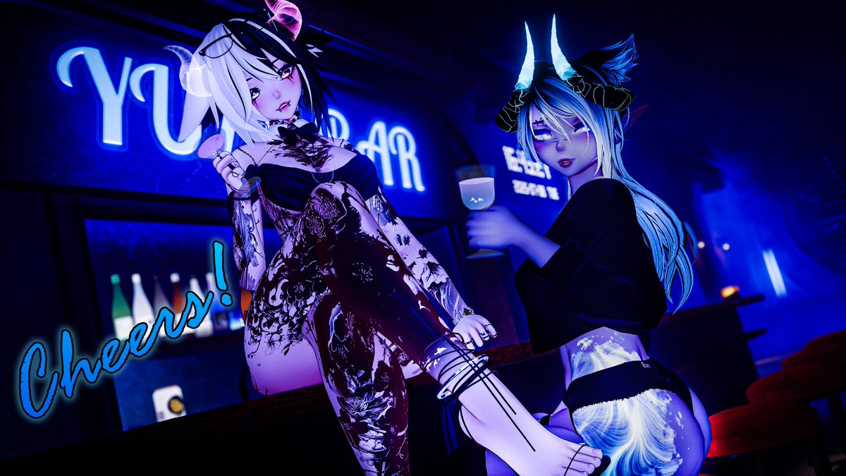 ~Cheers from us!~ 💙💜

With <a href="/UmiVR/">UmiVR</a> &lt;3 &lt;3 &lt;3