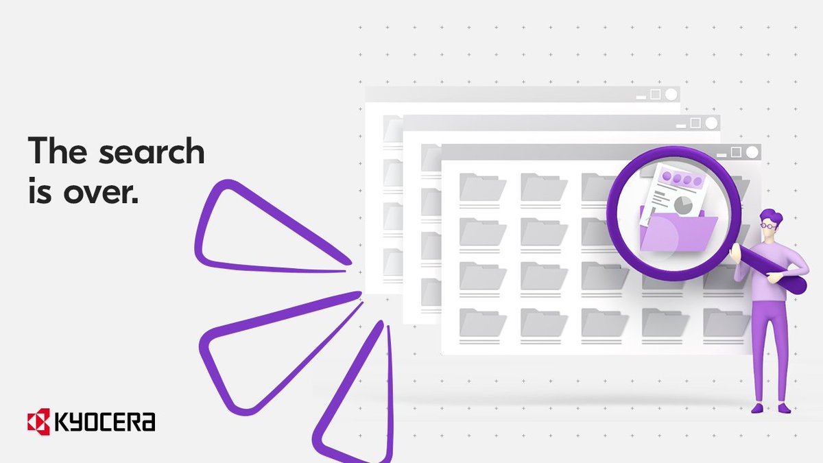 Don't waste any more time searching for documents. ❌

Kyocera Cloud Information Manager uses one-click indexing to simplify document labelling, so you can spend more time on the tasks that matter. 

Discover more efficient document management with KCIM: kyoceradocumentsolutions.eu/en/products/so…