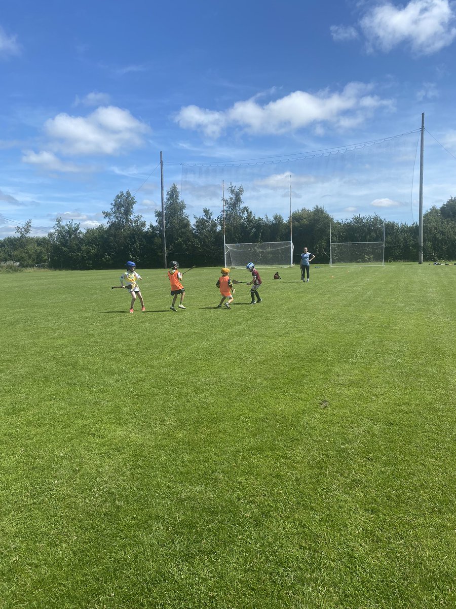 Last day at <a href="/ClonadGAA/">Clonad GAA Club</a> Cúl Camp. The sun is shining &amp; the kids are having fun. 
<a href="/GamesLaois/">Laois Coaching & Games</a>
