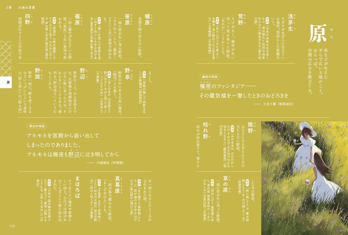 本日発売の『空と海と大地の言葉辞典』にイラストを1点提供しています。カシワイさんの素晴らしい表紙絵が目印です💡 