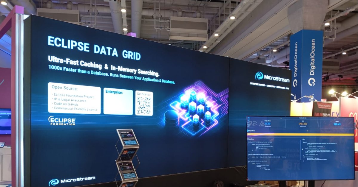 EclipseStore (@eclipsestoreio) on Twitter photo Last chance to meet us at #WeAreDevelopers today! Visit #MicroStream in Hall A, Booth A51 to talk to our lead engineers about the brand new #EclipseDataGrid & the latest #EclipseStore innovations.
Missed it? All info: microstream.one/blog/2025/07/0…
<a href="/EclipseFdn/">Eclipse Foundation</a> <a href="/MarkusKett/">Markus Kett</a> <a href="/FHHabermann/">Florian Habermann</a> Last chance to meet us at #WeAreDevelopers today! Visit #MicroStream in Hall A, Booth A51 to talk to our lead engineers about the brand new #EclipseDataGrid & the latest #EclipseStore innovations.
Missed it? All info: microstream.one/blog/2025/07/0…
<a href="/EclipseFdn/">Eclipse Foundation</a> <a href="/MarkusKett/">Markus Kett</a> <a href="/FHHabermann/">Florian Habermann</a>