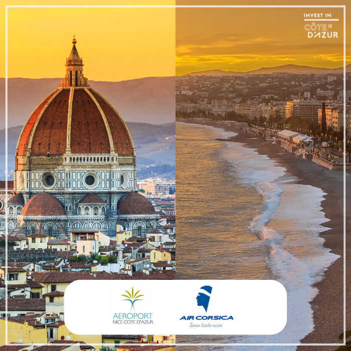 InvestCotedAzur's tweet photo. ✈️ Air Corsica a mis en service sa ligne annuelle entre Nice et Florence depuis le 27 juin 2025.
➕ https://t.co/lvQiXIldTn
#investinCotedAzur #NiceCotedAzur #ExploreNiceCotedAzur #MeetinNiceCotedAzur https://t.co/j3ZTXwXFLK