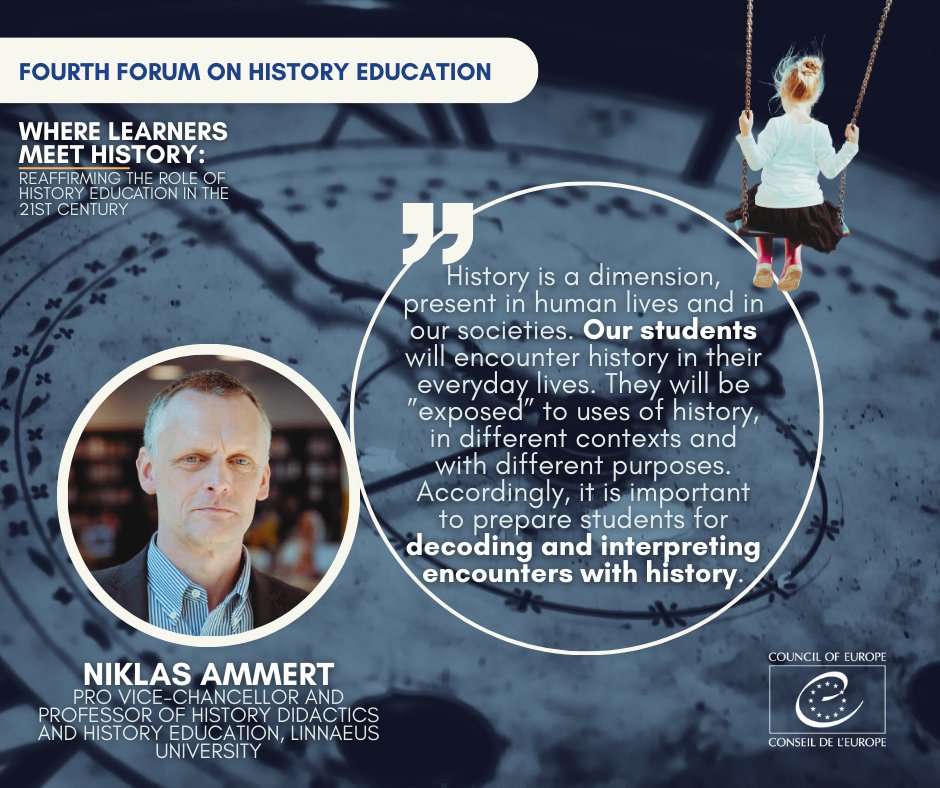 It’s Monday! Time for our 🌞 #Summer #Throwback
- revisiting an incredibly rich year in #history #education at the Council of Europe.

💬 Why does history still matter in the 21st century?
 💬 How can we respond to the challenges facing history in today’s societies?

In June,