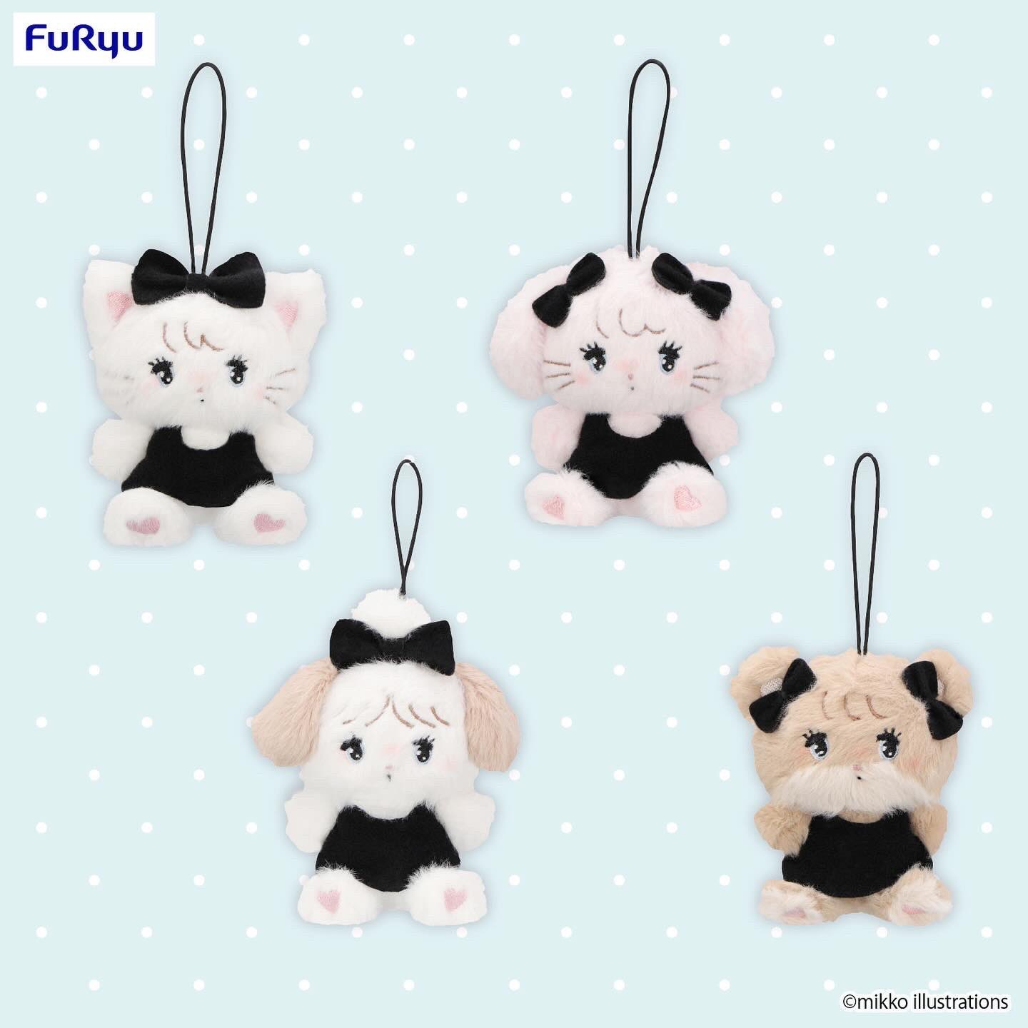 mikko characters BLACK RIBBON BIG ぬいぐるみ mikko illustrations goods【公式】 on X: 