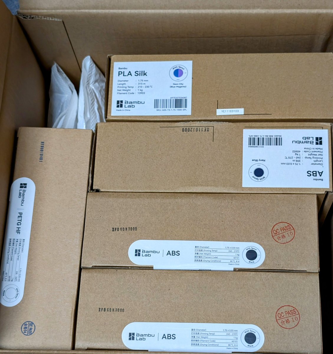 またフィラメントが増えていく……