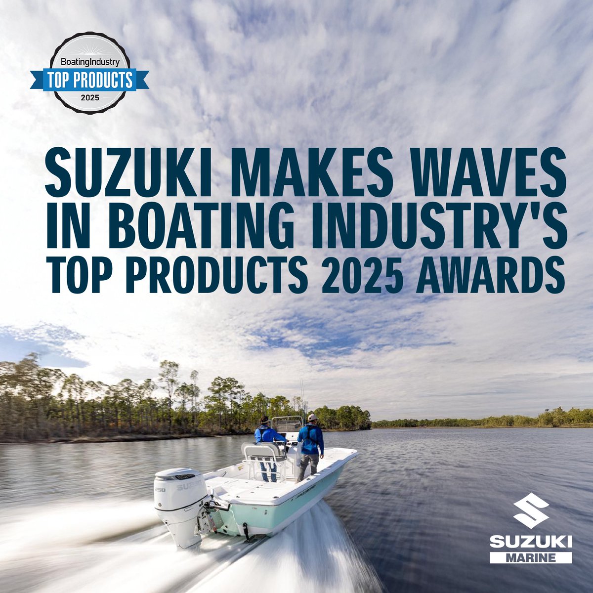 Suzuki_ZA's tweet image. We’re making waves. 😉🎉 Suzuki Marine’s relaunched V6 200HP 4-stroke outboard motor has won a 2025 @boatingindustry Top Products Award! Check out the blog for more details on the award and from our team: hubs.li/Q03wPQxF0
#SuzukiSA #SuzukiMarineSouthAfrica