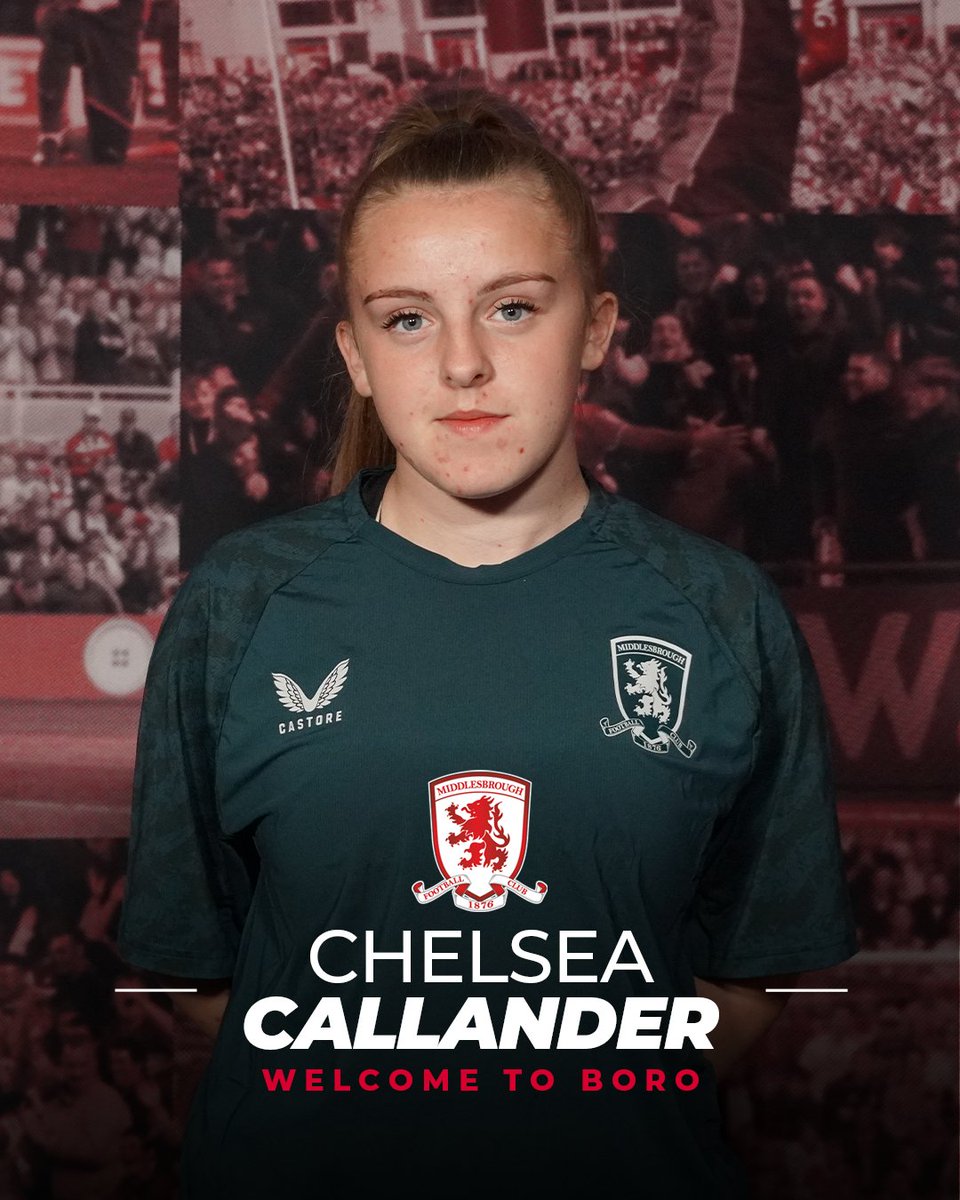 Chelsea Callander is here to stay 😁

We are delighted to announce the return of Chelsea Callander, who has penned a permanent deal at Boro ✍️