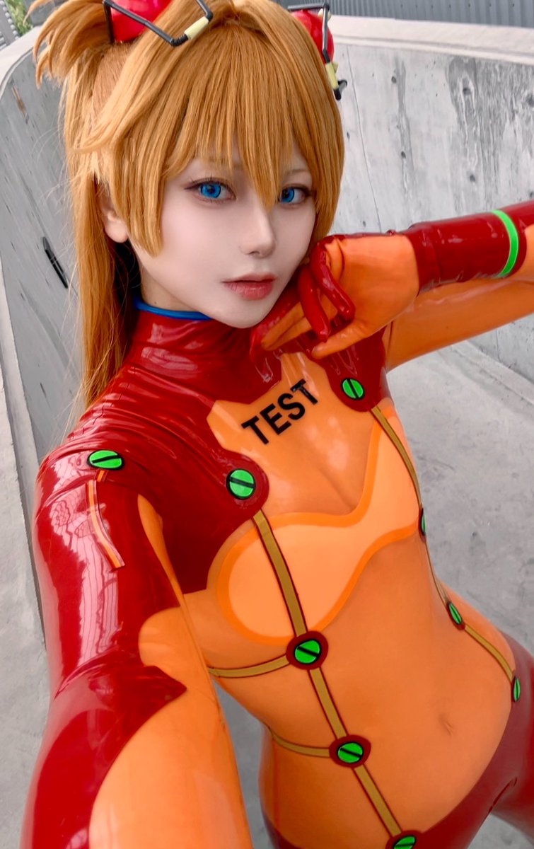 念願の！！！
アスカのTESTスーツ〜〜🧡❤️

原作に忠実で透けてます！！！

ラバースーツ制作▶︎<a href="/LatexCatfish/">Latex Catfish</a>