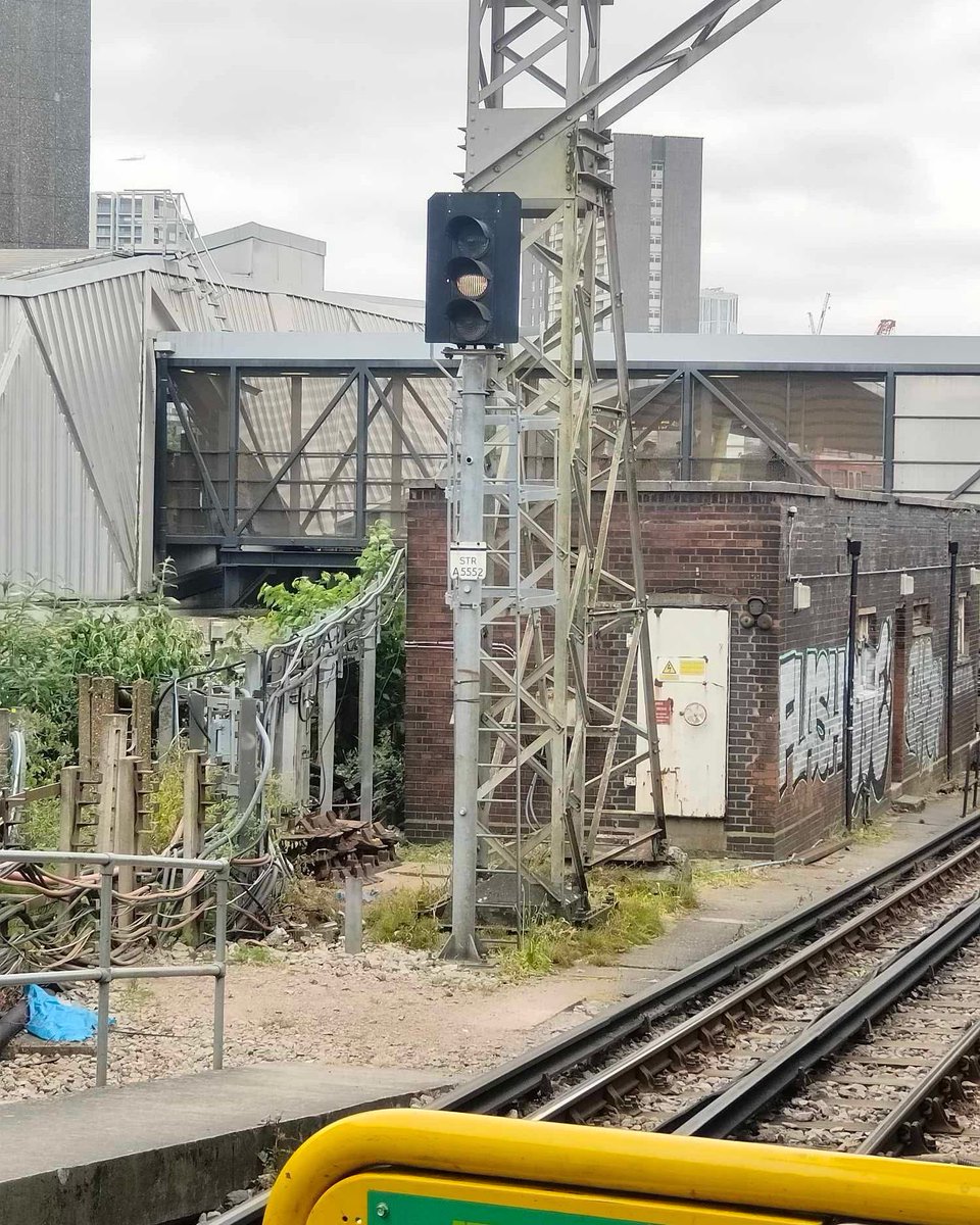 Stratford station, London ATO signal for the Central Line (Submitted by Paul Devenish)
#SignalOfTheDay