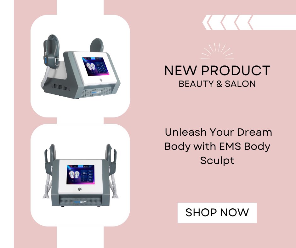 MYOslim's tweet image. 🚀 Unleash Your Dream Body with EMS Body Sculpt! 🍑✨
Tired of stubborn belly fat, loose arms, or flat glutes? Meet MYOSLIM – the all-new upgrade in EMS technology that sculpts, lifts, and tones while you relax!
#BodySculpt #EMSTechnology #GluteGains #SlimWaist #MYOSLIM