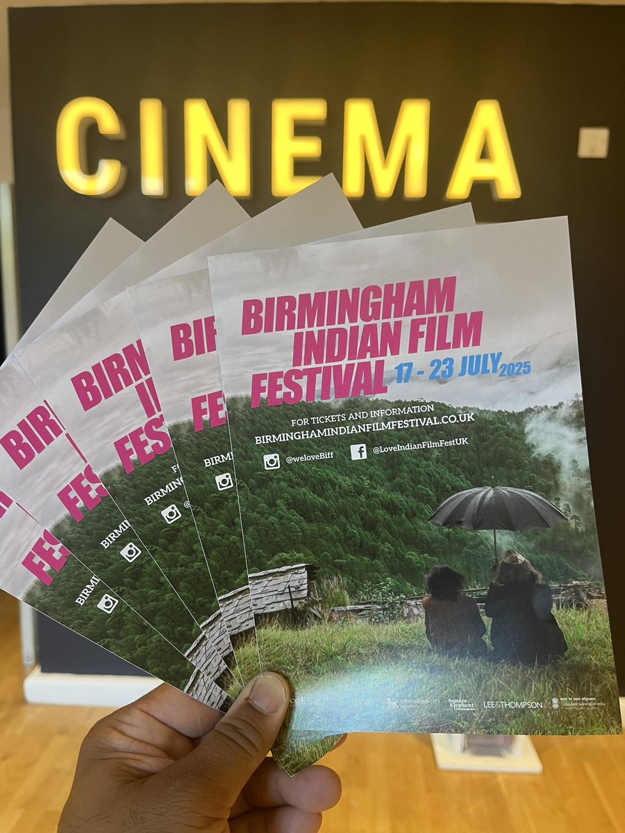 Pick up a flyer for this year’s festival in #Birmingham at <a href="/mac_birmingham/">Midlands Arts Centre (MAC)</a> UK Premiere feature films and New British Asian Shorts in #Tamil, #French, #Hindi, #Urdu, #Punjabi, #English and #Manipuri with English subtitles from 17 - 23 July! OR visit at birminghamindianfilmfestival.co.uk