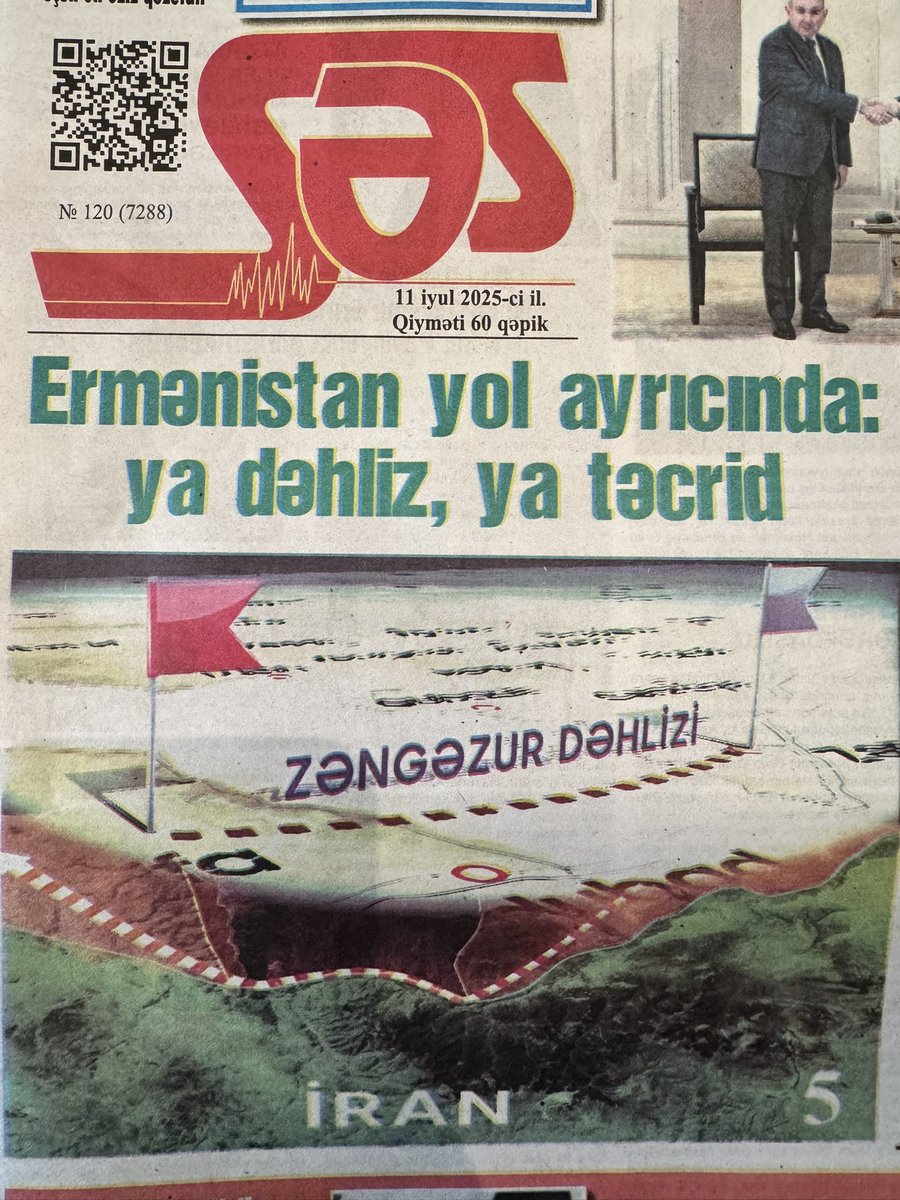 Dünkü Azerbaycan-Ermenistan görüşmelerinden sonra, bugünkü Azerbaycan basını…

Toplamda 13 gazete aldım ( 6 Manat/140₺)

Gazetelerde dış politika sayfaları oldukça ilgi çekici.

Azerbaycan halkının dış politikaya bu kadar ilgili olması, gazetelere de yansıyor.
