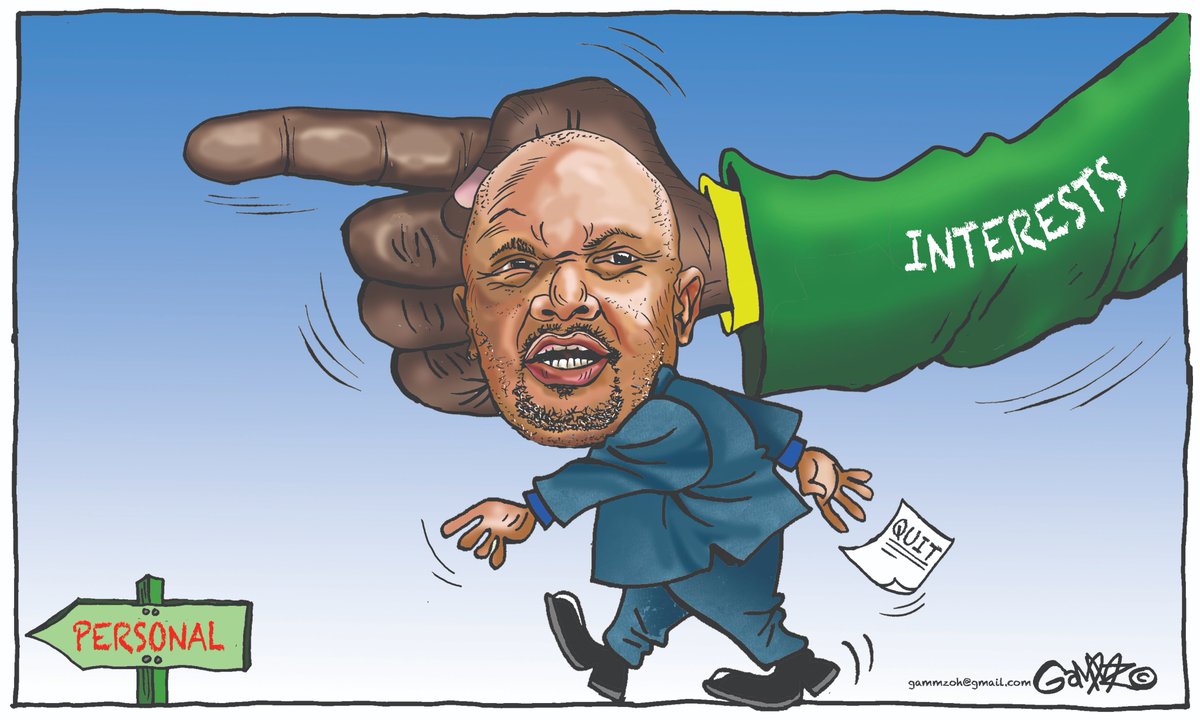 kiddoGAMMZ's tweet image. #MosesKuria poliTRICKS... Cartoon for @StandardKenya @KTNNewsKE @ktnhome_