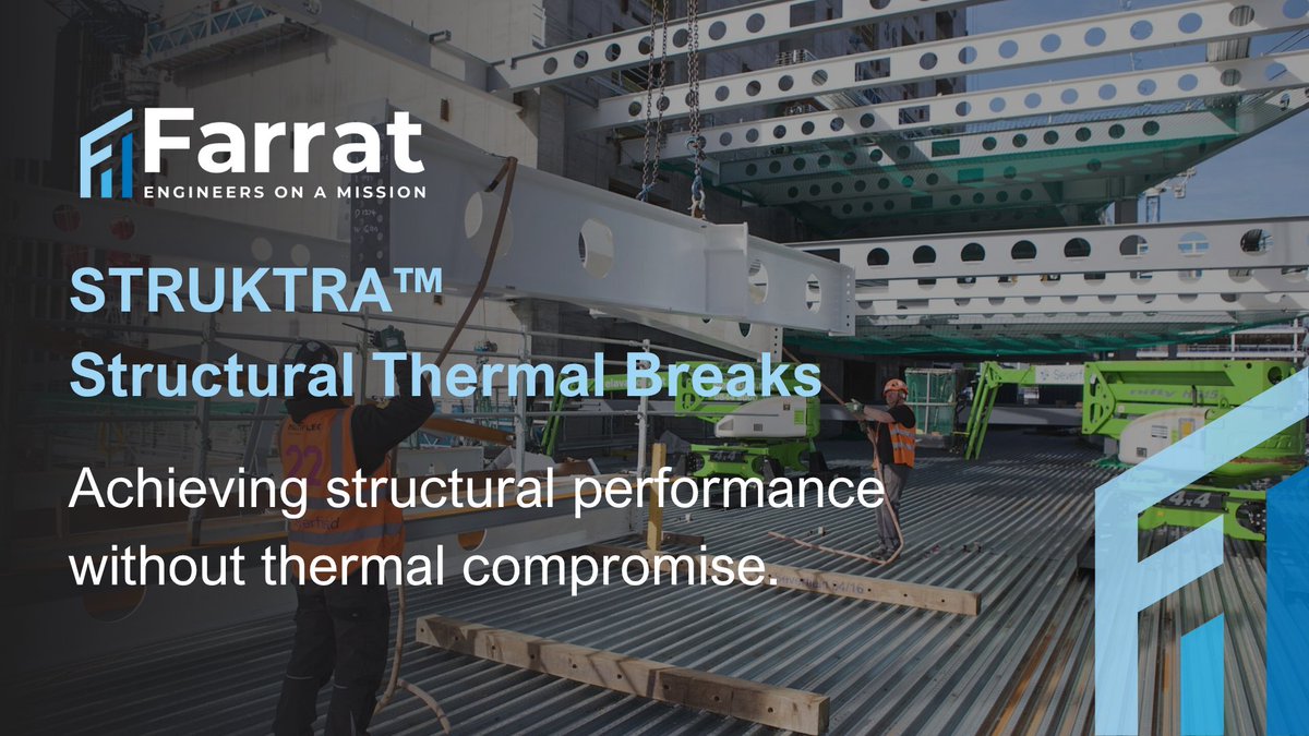 Thermal bridging can account for up to 30% of a building’s heat loss. Our STRUKTRA™ Structural Thermal Breaks provide a high-performance solution, structural integrity and thermal efficiency in one robust component.
lnkd.in/ef4CYSSr
#NetZeroDesign #SustainableConstruction