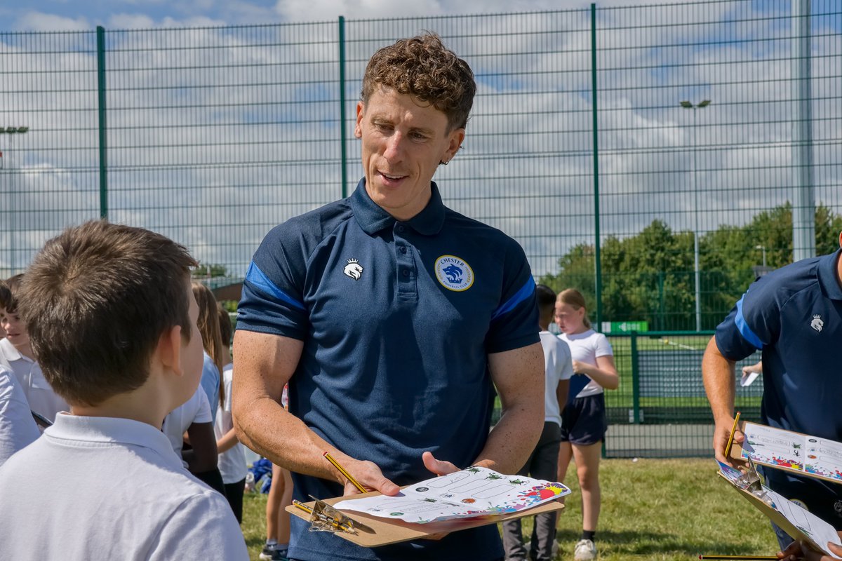 Chester FC Community Trust (@cfc_commtrust) on Twitter photo Earlier this week we were thrilled to host a fantastic sports festival at <a href="/KGVSportsHub/">King George V Community Sports Hub</a> that we supported children from <a href="/HooleCEPrimary/">Hoole Church of England Primary School</a> to plan and organise! ๐คฉ Earlier this week we were thrilled to host a fantastic sports festival at <a href="/KGVSportsHub/">King George V Community Sports Hub</a> that we supported children from <a href="/HooleCEPrimary/">Hoole Church of England Primary School</a> to plan and organise! ๐คฉ