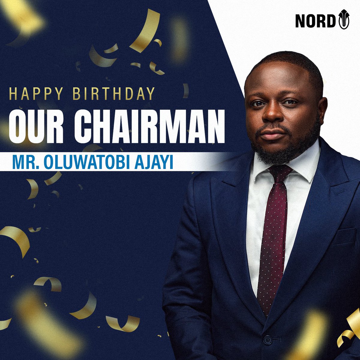 nordmotion's tweet image. Happy Birthday to our Chairman and CEO, @OluwatobiAjayiJ ! 🎉
Your vision drives Nord forward and inspires us all.
Wishing you greater heights, joy, and fulfillment this year and beyond.
– From all of us at Nord Automobiles 🚗🇳🇬
#Nordmotion #HappyBirthday