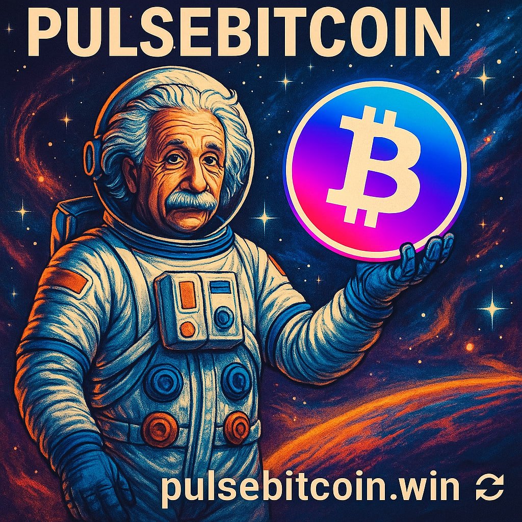 🧠 Genius thinks ahead—Einstein would have mined PulseBitcoin ( $PLSB):  
🌌 Dual-chain innovator  
🔒 CertiK-audited &amp; immutable code  
⚡️ 1K tx/s @ $0.001 fee  
🌱 Zero-carbon $ASIC mining  
🔥 21M deflationary supply  
👉 pulsebitcoin.win 🔁 Repost it!  
#PulseBitcoin