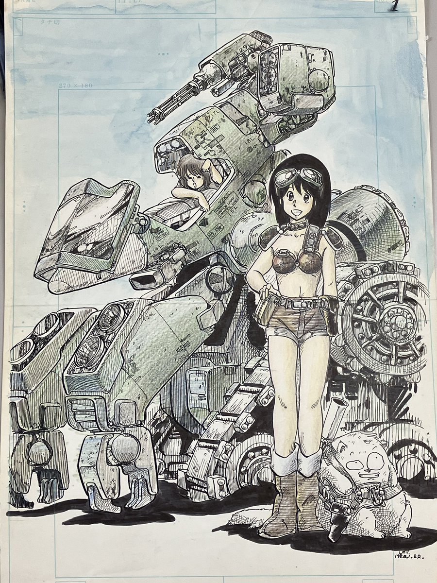 yumenoley's tweet image. なんだか昔の同人誌が話題になってたので、ぼくの昔の原稿をアップします😅
1983年…💦