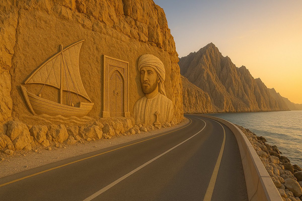Taj Musandam .. تاج مسندم💎 (@taj_musandam) on Twitter photo لدينا في #مسندم طريق ساحلي رائع يمتد من بخا إلى خصب، تحيط به جبال شاهقة..فماذا لو حوّلنا هذه الجبال إلى لوحات فنية تُنحت على الصخور، تعبّر عن تراثنا وقصصنا وتاريخنا؟
بفريق نحت محترف، يمكن أن يصبح الطريق متحفًا مفتوحًا على الطبيعة
فكرة قابلة للتنفيذ، وجاذبة للسياحة! <a href="/salmahruqi/">Salim M Almahruqi</a> لدينا في #مسندم طريق ساحلي رائع يمتد من بخا إلى خصب، تحيط به جبال شاهقة..فماذا لو حوّلنا هذه الجبال إلى لوحات فنية تُنحت على الصخور، تعبّر عن تراثنا وقصصنا وتاريخنا؟
بفريق نحت محترف، يمكن أن يصبح الطريق متحفًا مفتوحًا على الطبيعة
فكرة قابلة للتنفيذ، وجاذبة للسياحة! <a href="/salmahruqi/">Salim M Almahruqi</a>