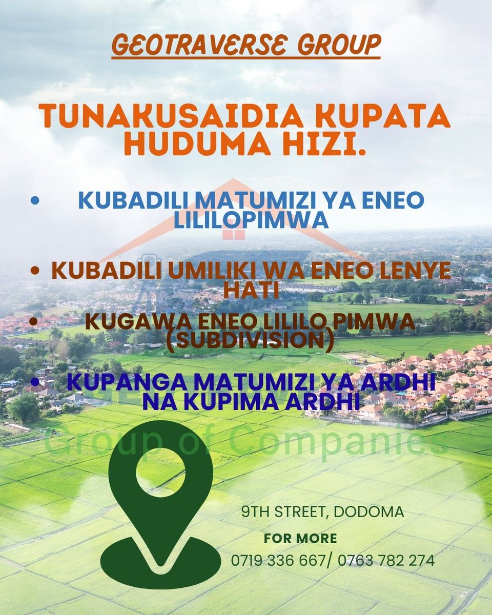 Karibu GeoTraverse..