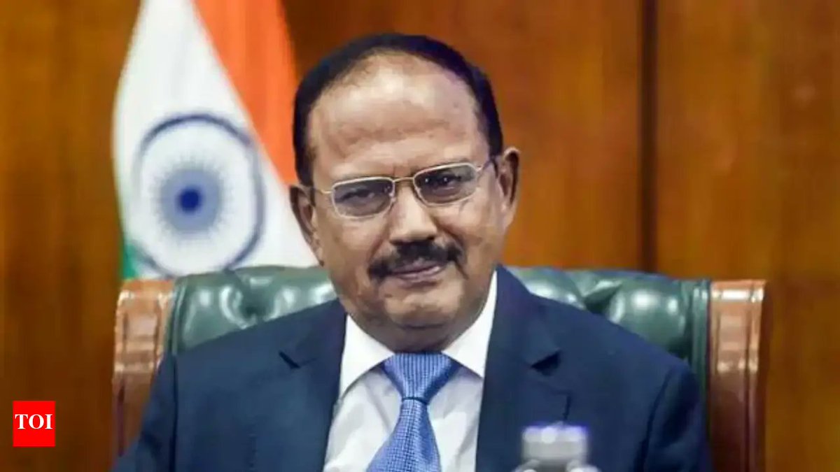 NSA #AjitDoval says, "We have to develop our indigenous technology. Mention of #Sindoor was made here. We are really proud of how much of indigenous content was there. We decided to have 9 terrorist targets in the criss-cross of #Pakistan, it was not in the border areas. We