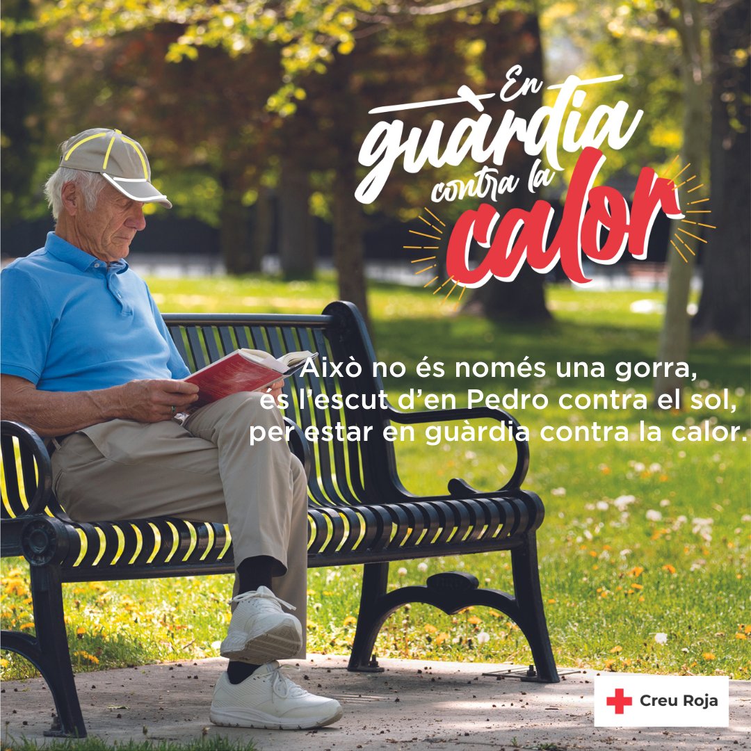 Els problemes de salut associats a la calor poden evitar-se amb mesures senzilles: usa barrets o gorres, roba lleugera i clara, fes servir un calçat fresc, còmode i que transpiri, i protegeix els teus ulls amb ulleres de sol homologades. #EnGuàrdiaContraLaCalorCR
