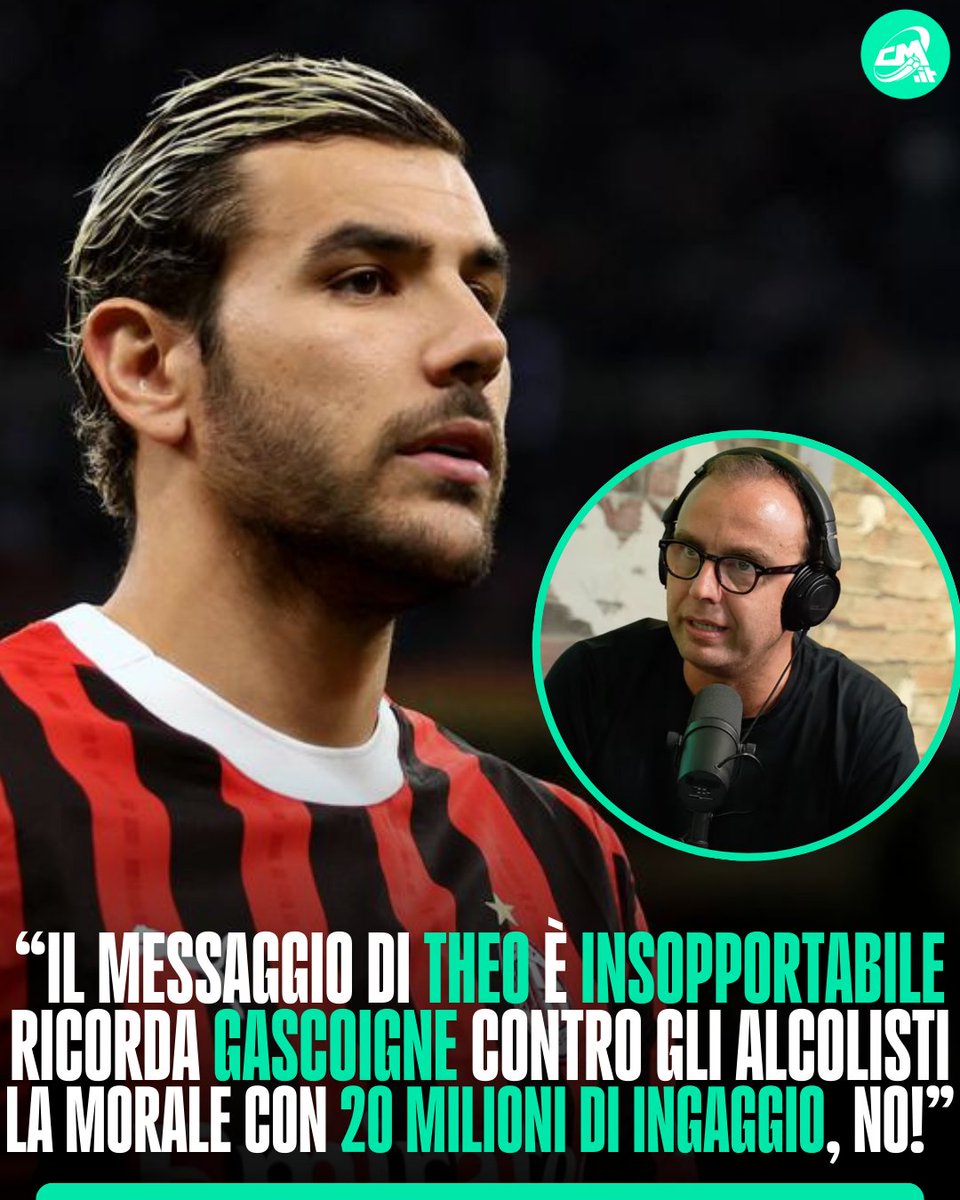 calciomercatoit's tweet image. 💥Riccardo Trevisani all'attacco dopo il post con cui Theo #Hernandez ha salutato il #Milan criticando la "direzione" intrapresa dal Club che "non rispecchia i valori né l'ambizione che mi hanno portato qui", aveva scritto il francese  

"Il messaggio di Theo è insopportabile. Mi