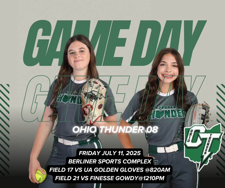 OhioThunder08's tweet image. Early morning game! Come check these girls out. @AddysonPlummer @holland_em028 @MChafin2026 @RaeganAdams2026 @RachelPerry1280 @ryleeward2027 @holland_em028 @AWade_softball @norastammen2027 @SophiaPamer2027 @oliviapamer2027 @KyleighGunter