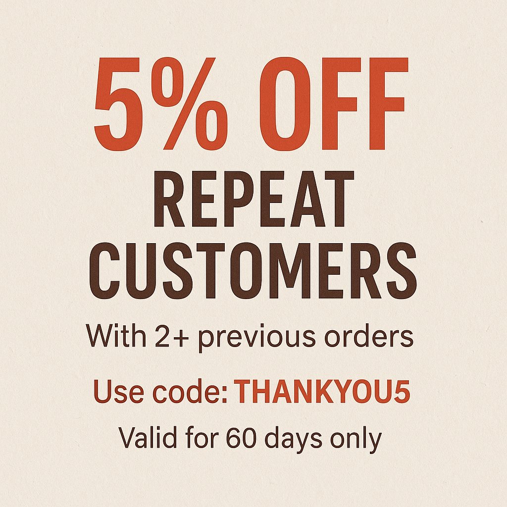 chikoshoes's tweet image. 👟 Repeat customers, we’ve got a little thank-you for you!
🎉 Get 5% OFF if you’ve placed 2+ orders!
💬 Use code: THANKYOU5 (found in your account)
⏳ Valid for 60 days only!
#ChikoStyle #LoyaltyReward #Shoes #FashionDeals