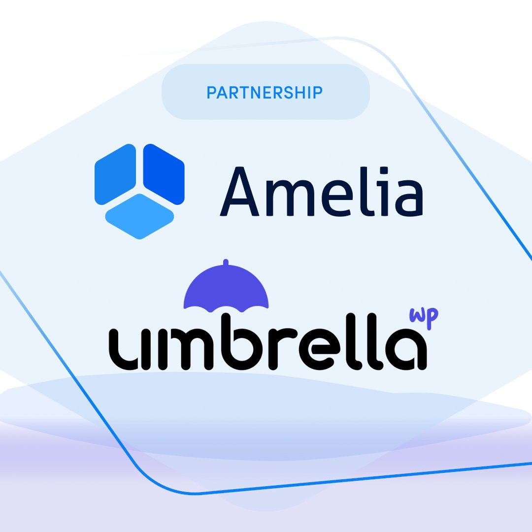 WPAmelia (@wpameliabooking) on Twitter photo We’re excited to team up with <a href="/wpumbrella/">WP Umbrella ⓦ</a>, the all-in-one monitoring and management solution for WordPress websites! 💪
To celebrate, new users get 1 month FREE on WP Umbrella!
Just use the code UmbrellaMonth at checkout. wp-umbrella.com We’re excited to team up with <a href="/wpumbrella/">WP Umbrella ⓦ</a>, the all-in-one monitoring and management solution for WordPress websites! 💪
To celebrate, new users get 1 month FREE on WP Umbrella!
Just use the code UmbrellaMonth at checkout. wp-umbrella.com