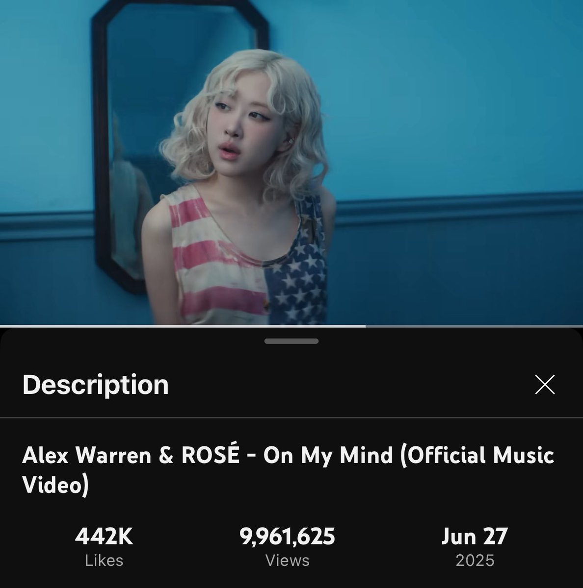 MuPooklook's tweet image. อีก 3 หมื่นหน่อยๆจะ 10M viewsแล้ว เปิดสลับๆกันไปกันฮะ😙

#ON_MY_MIND #ROSÉ
#ALEX_ROSÉ_ONMYMIND