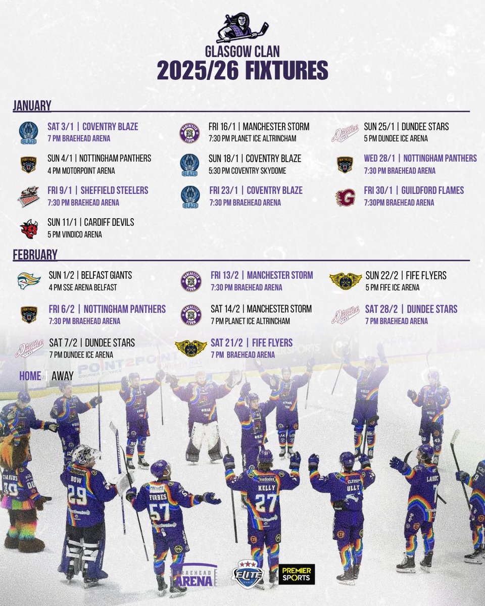 ClanIHC's tweet image. Your Glasgow Clan Season 2025/26 schedule looks like this ⬇️

🔗 bit.ly/40afA0Z