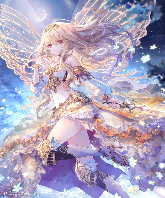 Shadowverse: Worlds Beyondにて自然の妖精姫・アリアを描きました!