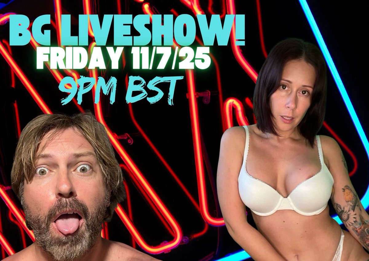 Our first BG live show tonight! Link below 👇🏼