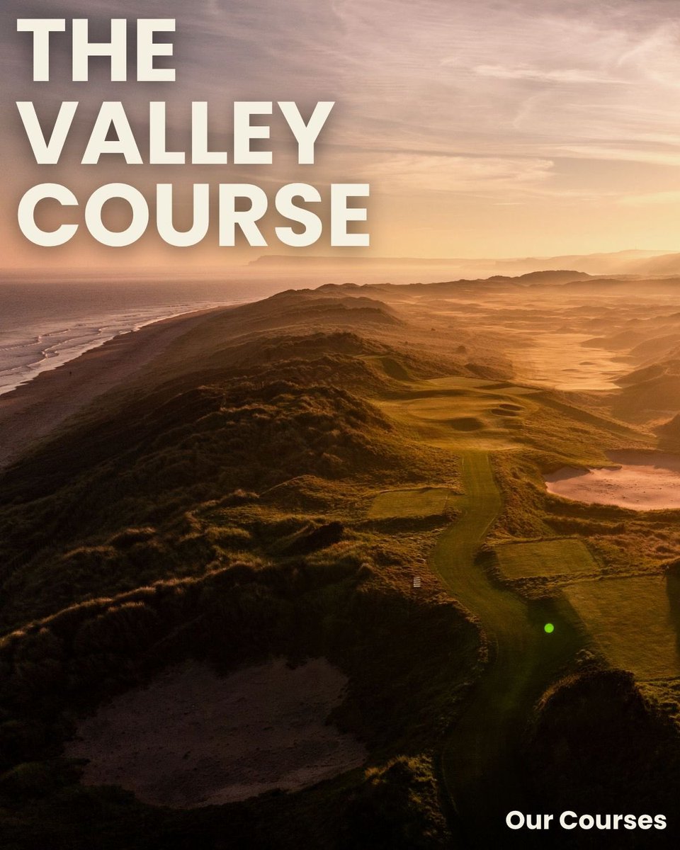 While many visit Portrush to play the Dunluce, a trip isn’t complete without a loop of the Valley — our second course, currently being enhanced under the expert guidance of <a href="/golfarchitects/">Mackenzie & Ebert</a> 

See below for more on the Valley 👇🏼