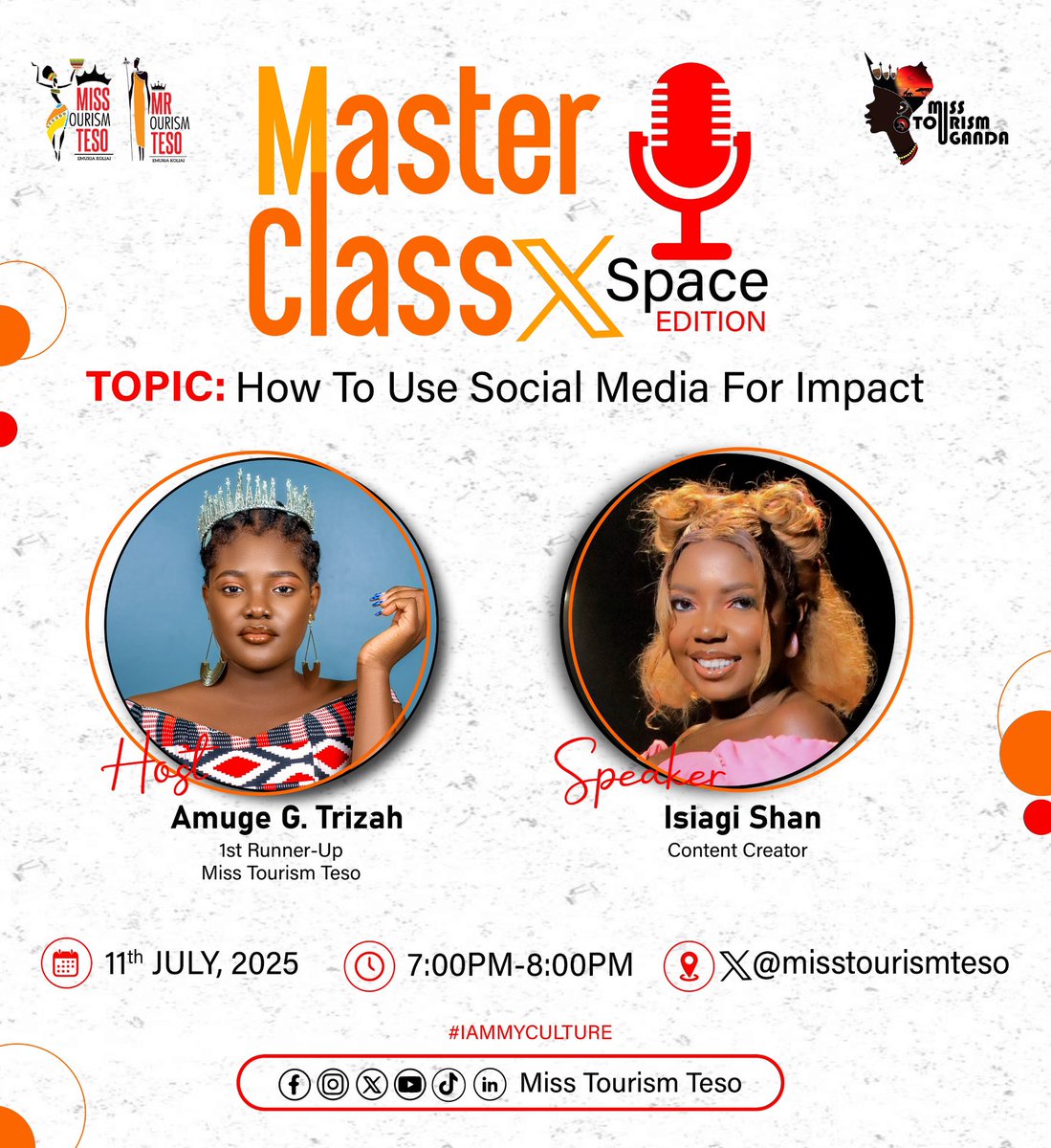 We all have a platform. The question is — how do we use it to make a difference?

Let’s talk about turning likes into lasting impact.

🗓️ 11th July| ⏰ 7:00pm | Join our X Space!”**