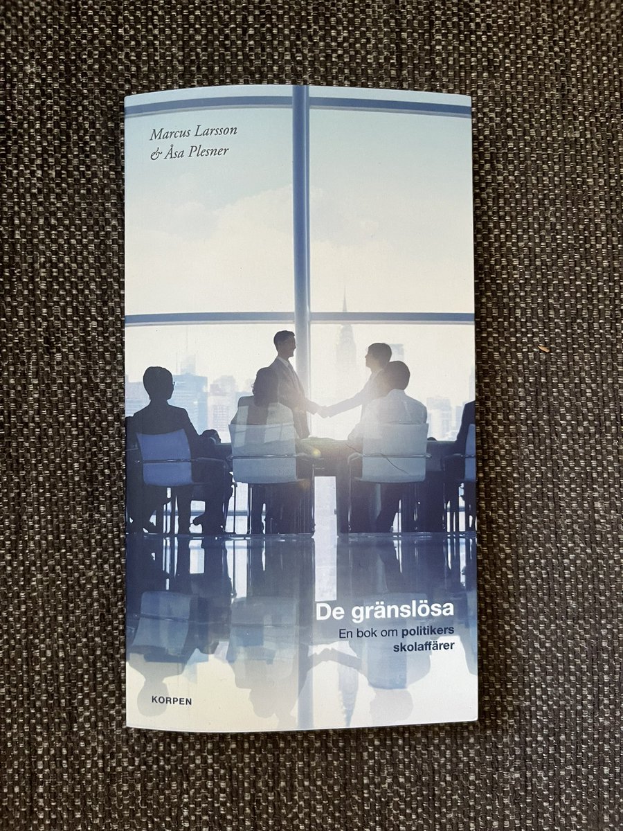 Vill du förstå varför ingenting händer i vinstfrågan trots att politiker snackar sig hesa om ”helrenovering av friskolereformen”? Swisha 150 kronor till 1230635714 och skriv din postadress som meddelande, så skickar jag ”De gränslösa - en bok om politikers skolaffärer”.