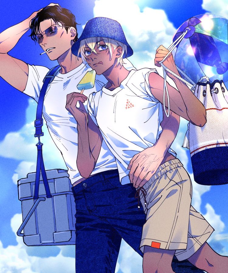 おへそガード🍉🏝️🏖️☁️🌊☁️