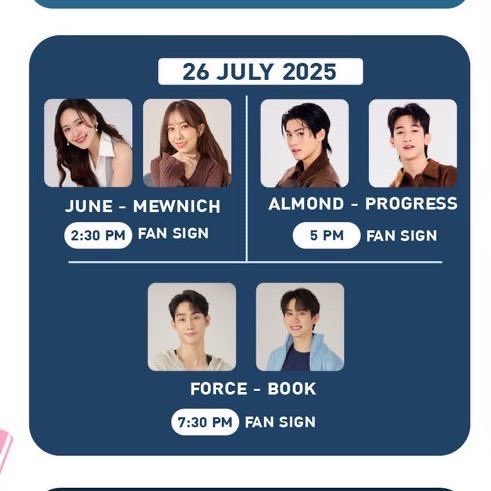 junemewnich_TH's tweet photo. แฟนไซน์ครั้งแรกของจูนมิวนิคมาแล้วค่ะะ 😱 ใครน้ำตาไหลเหมือนป้าบ้างคะ แล้วเมิชก็น่ารักมาก น่ารักแบบนี้ไม่ได้มีบ๊อยบ่อย แถมยังมีรวมพลด้วยน้า  ข้าวเคยกินแล้วแต่งานไซน์จูนมิวนิคยังไม่เคยไปนะคะ ทุกคนอย่าลืมไปช้อปและไปลุ้นไซน์กับจูนมิวนิคกันเยอะ ๆ น้าา 😝🙌🏻

#จูนมิวนิค #JuneMewnich https://t.co/IqUZdiqDQv