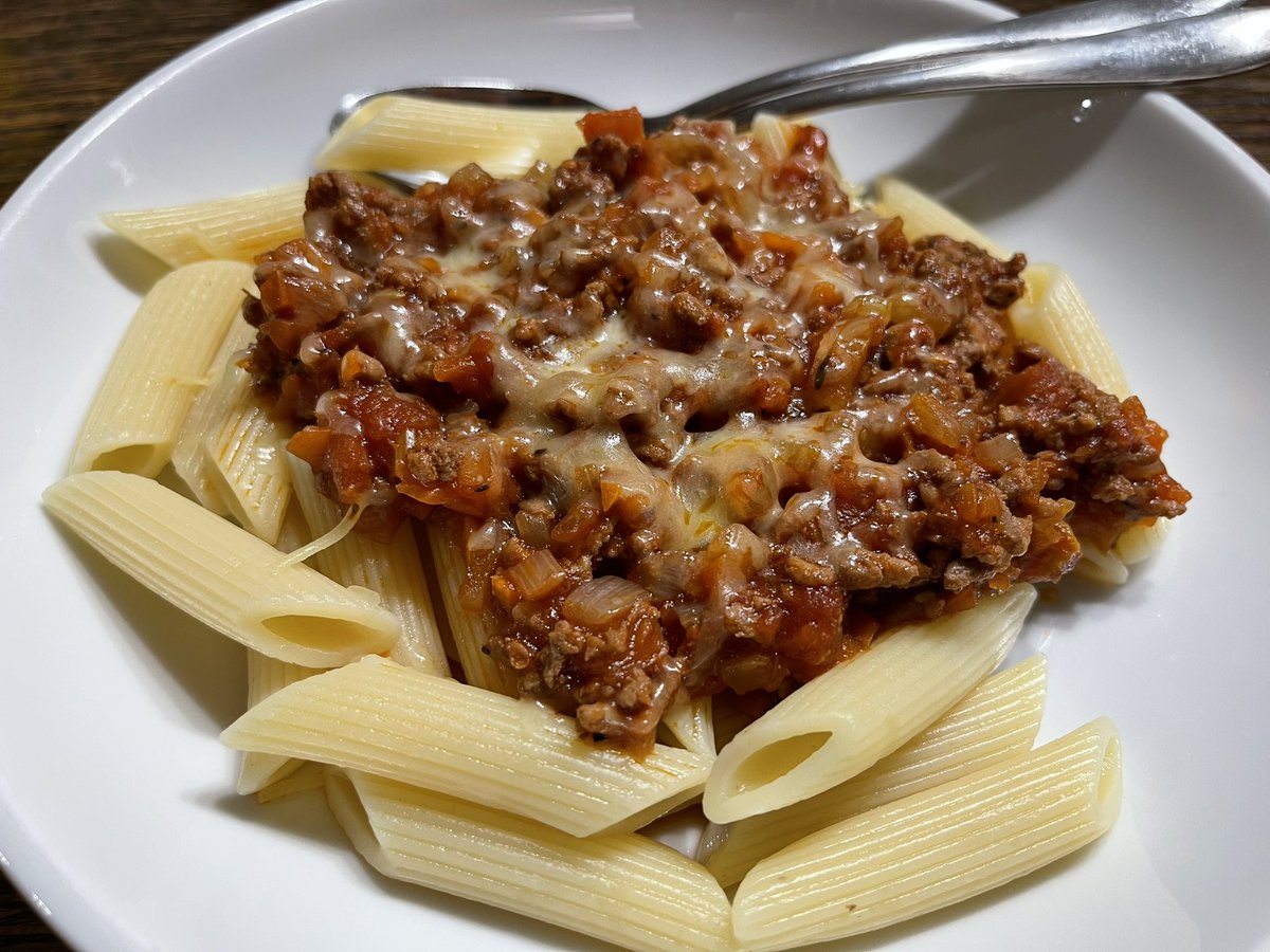 stonepineprime's tweet image. Ngl, I think that’s the best bolognese sauce I’ve ever made.