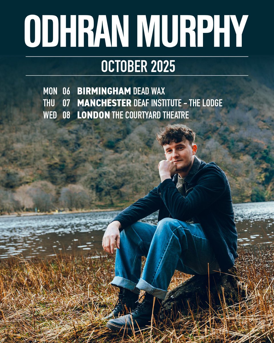 CourtyardHoxton's tweet image. Odhran Murphy live at The Courtyard Theatre on Wed 8th October 2025!
Doors Open: 7pm
Get your tickets now:
seetickets.com/tour/odhran-mu…
