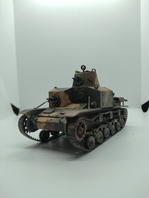 色々プラモ作ってて やはり一番AFV系で 作ってる最中から完成まで 
おおお!!おお!!いい感じ! オレでも出来るじゃんこの表現ー(^ν^) って感動することがあるので 一番好きなジャンルなんかもですね～w 