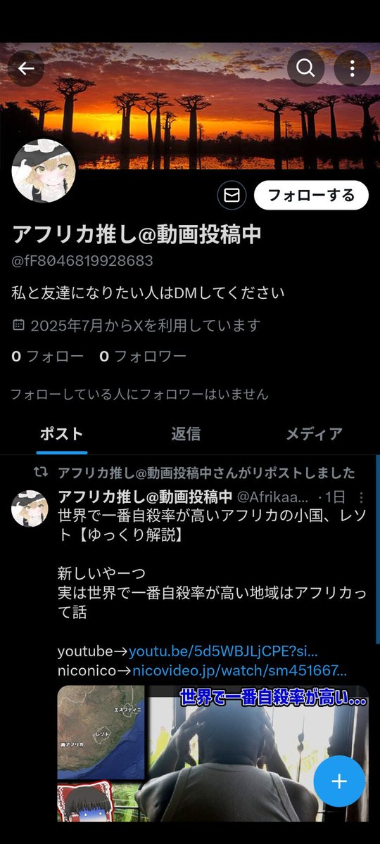 私の偽物がいるらしい、よく分からないけど一応気を付けてください～というご報告