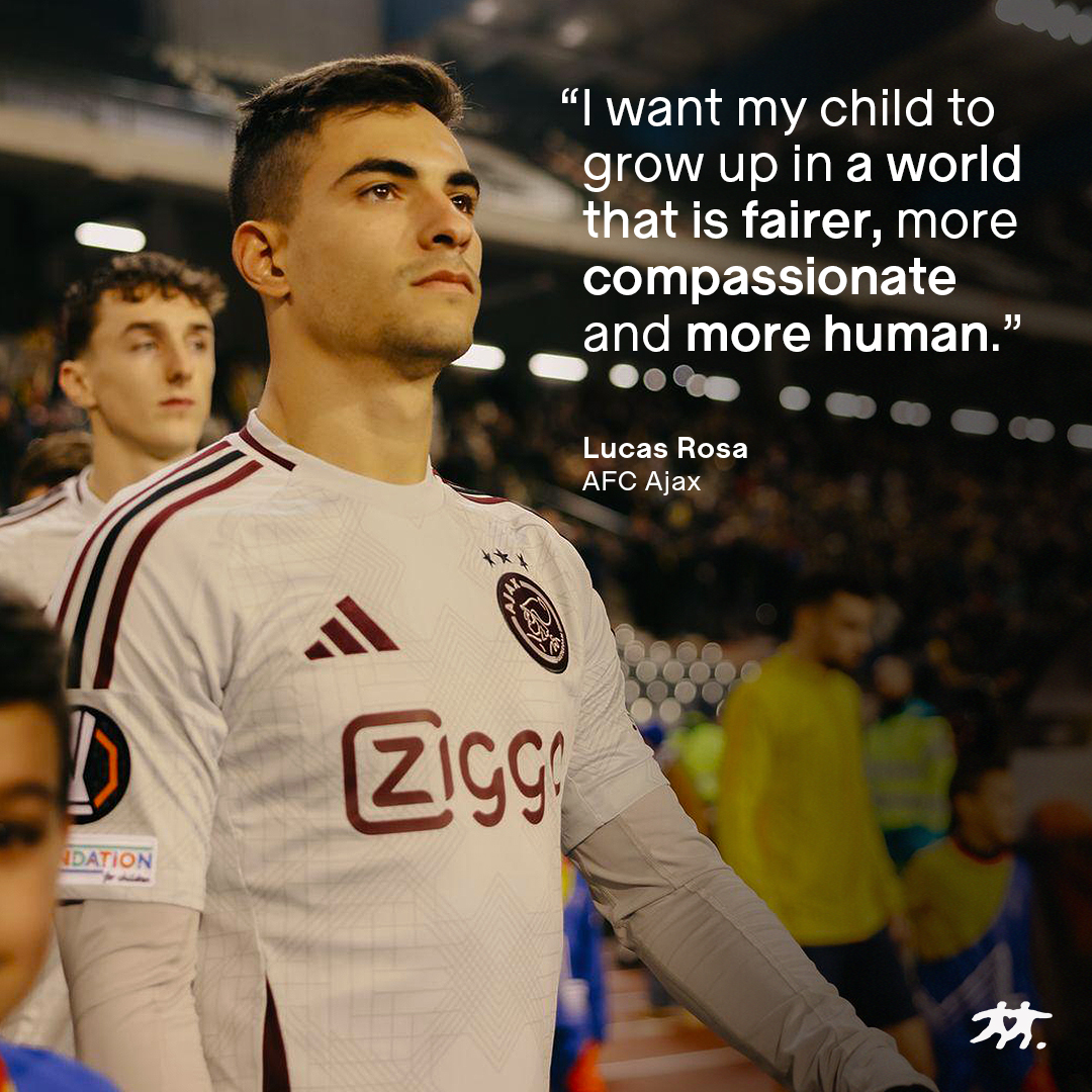 Common Goal (@commongoalorg) on Twitter photo ❤️ <a href="/lucasrosa02/">Lucas Rosa</a> wants to use the influence and power of football to change lives around the world, but also to make that world a better place.
For the communities that helped to build him.
For the city he now plays his football.
And for his son, Romeu. ❤️ <a href="/lucasrosa02/">Lucas Rosa</a> wants to use the influence and power of football to change lives around the world, but also to make that world a better place.
For the communities that helped to build him.
For the city he now plays his football.
And for his son, Romeu.
