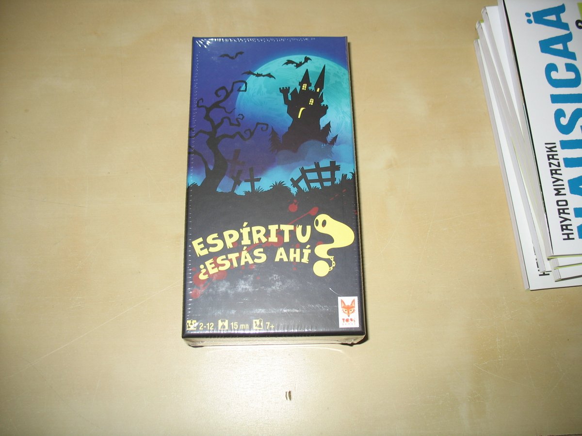 Juego novedad. Espíritu ¿estás ahí? Con tres modos de juego, roles ocultos, cooperativo o solo puede quedar uno.