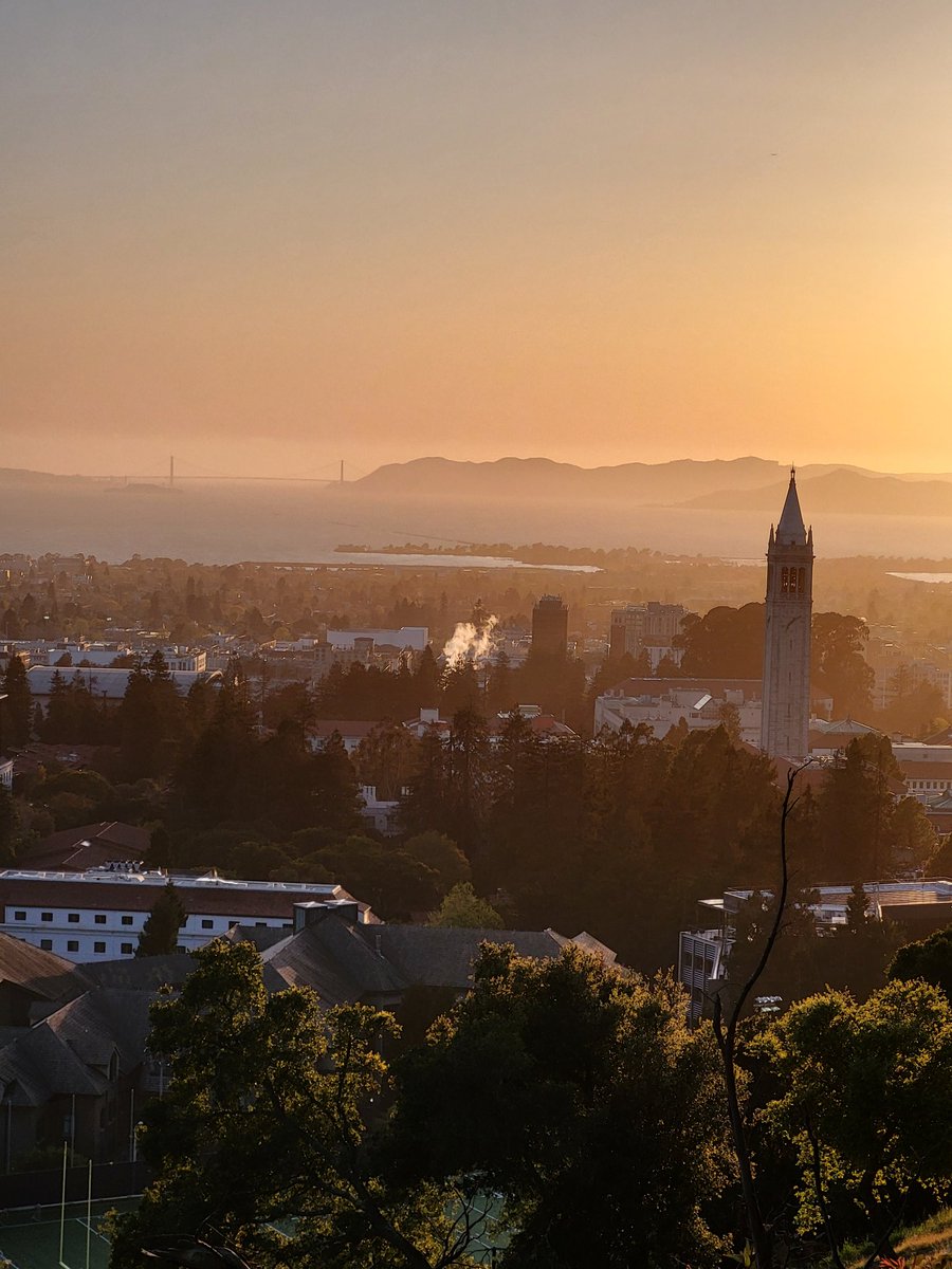 make_boluo_'s tweet image. Throwback to #Berkeley (IV): the #campanile of @UCBerkeley at dusk. @UCBerkeleyLib #California #bayarea #university #sunsetphotography #goldenbears