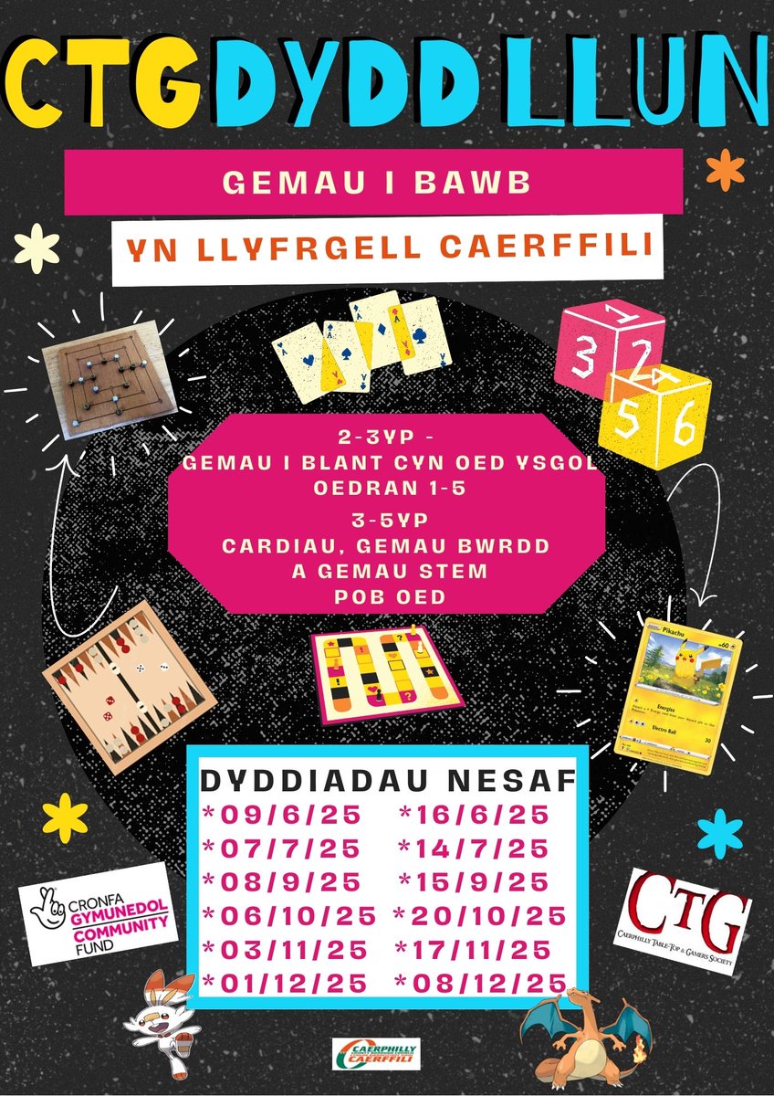 CTGCaerphilly (@ccaerphilly) on Twitter photo Well then #Caerphilly
Not long now for the next CTG Mondays session <a href="/CaerphillyLib/">Llyfrgell Caerffili 📚 Caerphilly Library</a> 2-5pm top floor (2nd), 14th July!
Its FREE to attend, no booking required!
Thank you <a href="/TNLComFundWales/">The National Lottery Community Fund Cymru</a>
<a href="/CaerphillyLibs/">Llyfrgelloedd Caerffili | Caerphilly Libraries</a> <a href="/CaerphillyCBC/">CaerphillyCBC</a> <a href="/SeeScience/">See Science</a>
#STEM <a href="/CaerphillyDewis/">DewisCaerphilly</a> <a href="/TwynSchool/">Twyn School</a> #preschool Well then #Caerphilly
Not long now for the next CTG Mondays session <a href="/CaerphillyLib/">Llyfrgell Caerffili 📚 Caerphilly Library</a> 2-5pm top floor (2nd), 14th July!
Its FREE to attend, no booking required!
Thank you <a href="/TNLComFundWales/">The National Lottery Community Fund Cymru</a>
<a href="/CaerphillyLibs/">Llyfrgelloedd Caerffili | Caerphilly Libraries</a> <a href="/CaerphillyCBC/">CaerphillyCBC</a> <a href="/SeeScience/">See Science</a>
#STEM <a href="/CaerphillyDewis/">DewisCaerphilly</a> <a href="/TwynSchool/">Twyn School</a> #preschool